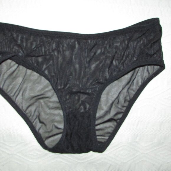 Black Pink Ruffled Corset Panty Set - Med - NEW - Picture 10 of 14